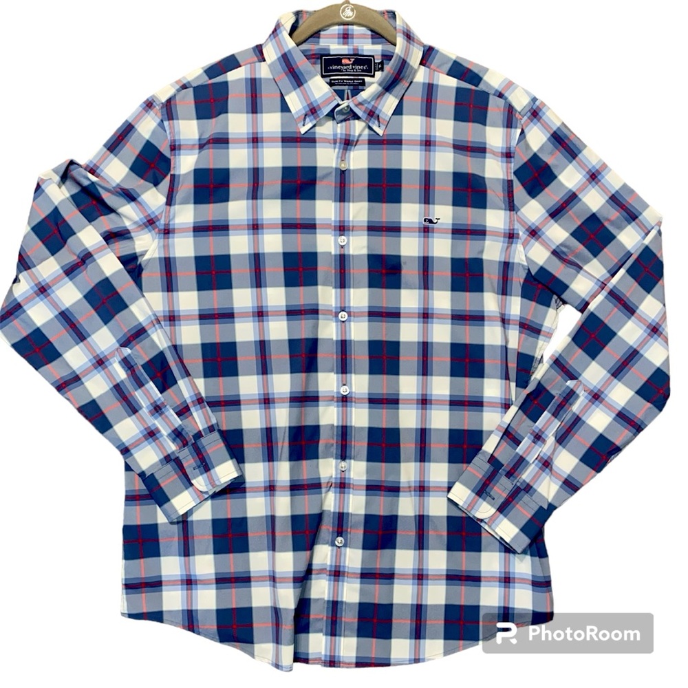 Vineyard Vines Classic Long Sleeve Plaid Shirt